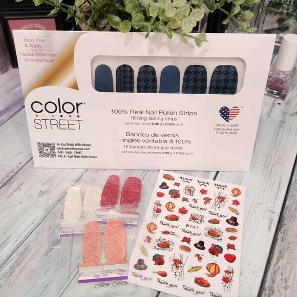 Thanksgiving Retired Color Street Bundle - Picture 1 of 6